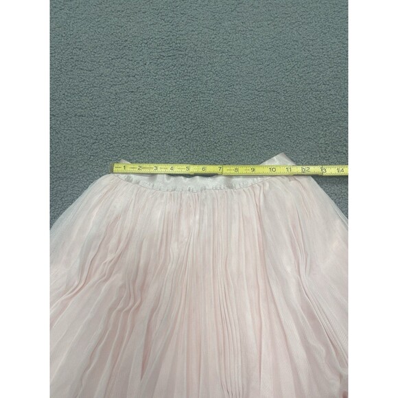 Anthropologie Hutch Maxi Skirt Women Pink Retro Preppy Pleated Tulle Size XS New - Picture 9 of 13